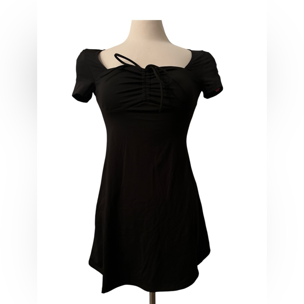 HALARA Black Mini Dress